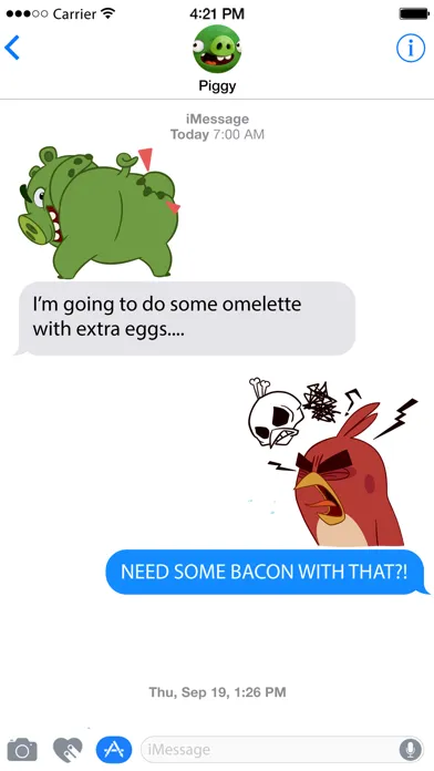 Capturas de pantalla de Angry Birds Stickers