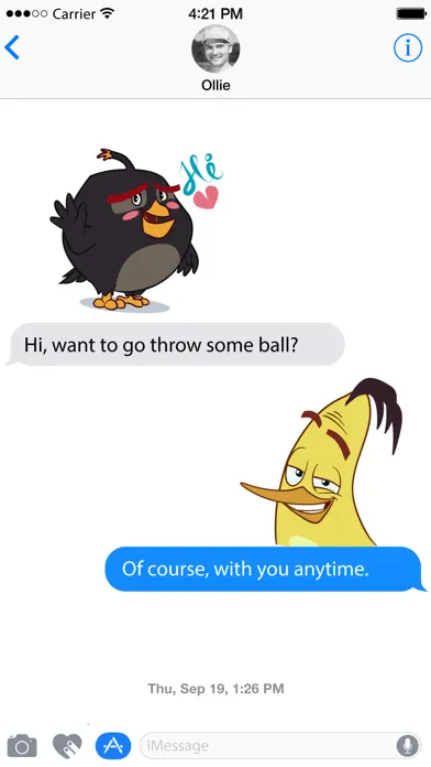 Capturas de pantalla de Angry Birds Stickers