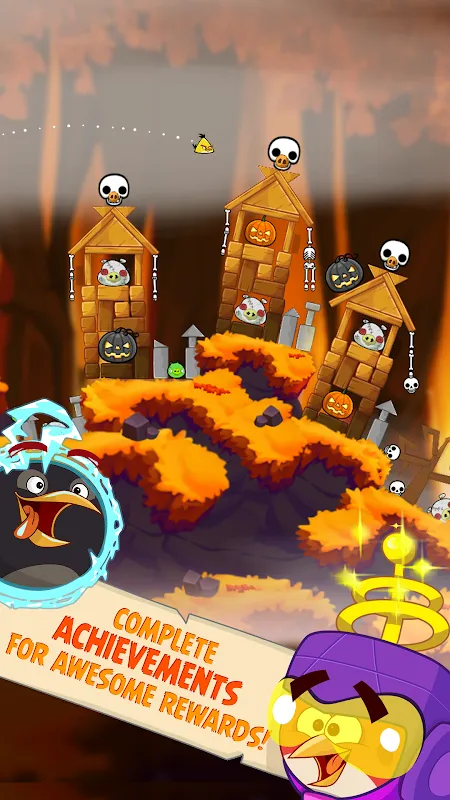 Capturas de tela do Angry Birds