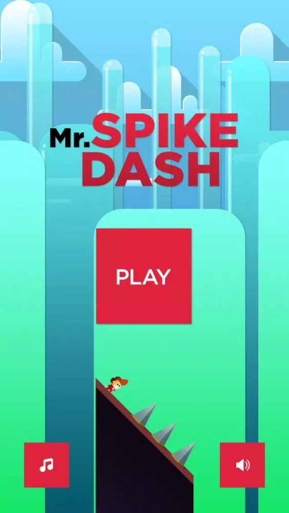 Capturas de tela do Mr. Spike Dash