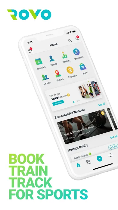 تصاویر Rovo: Sports & Fitness App