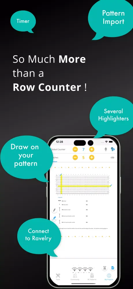 My Row Counter سکرین شاٹس