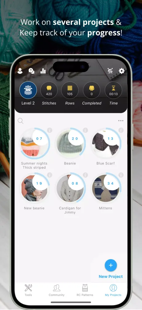 My Row Counter سکرین شاٹس