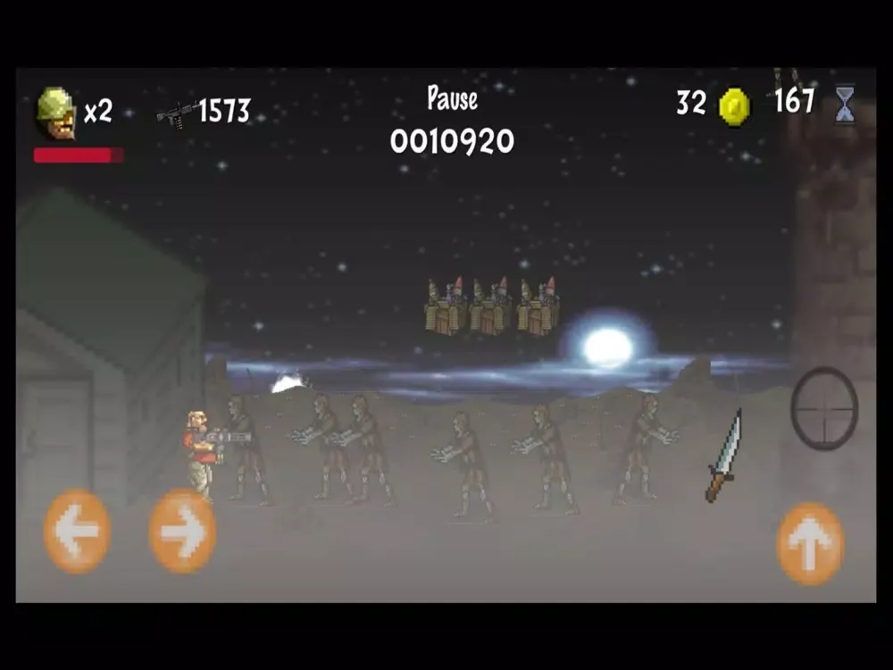 Zrzuty ekranu Pixel Soldiers zombie shooter iPad 