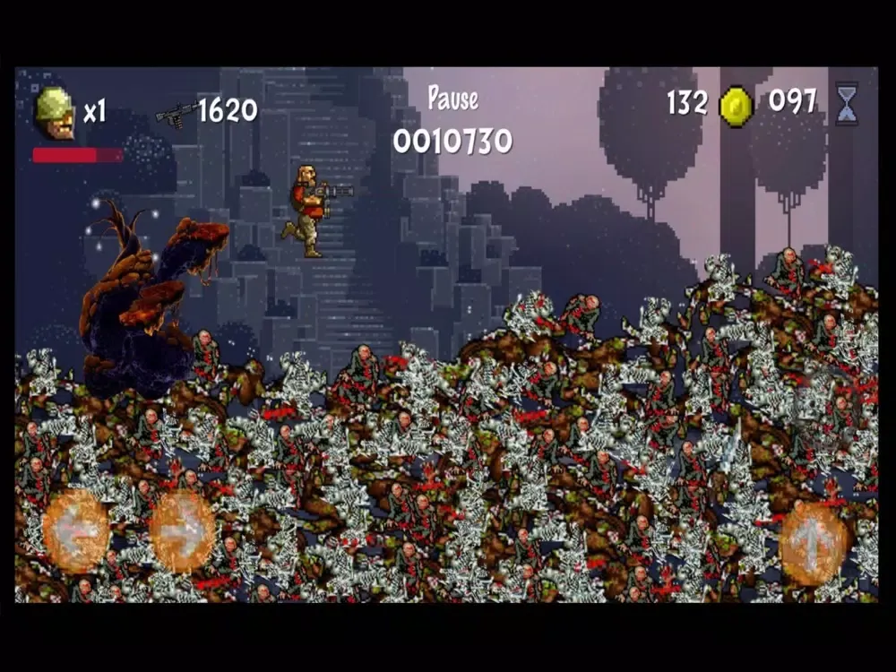 Zrzuty ekranu Pixel Soldiers zombie shooter iPad 