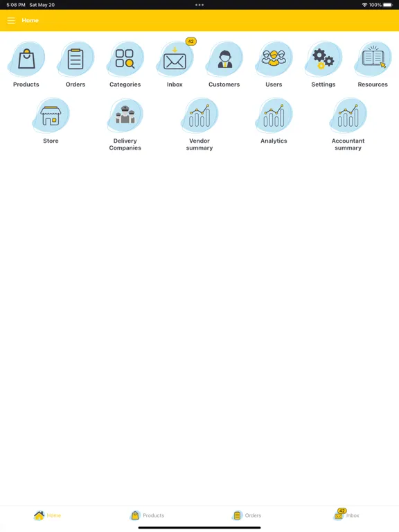 ภาพหน้าจอของ Mythings - Admin iPad 