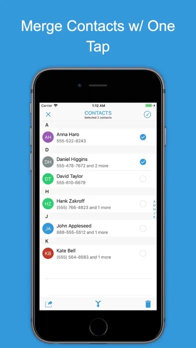 Capturas de tela do 1Contact - #1 Contacts Manager