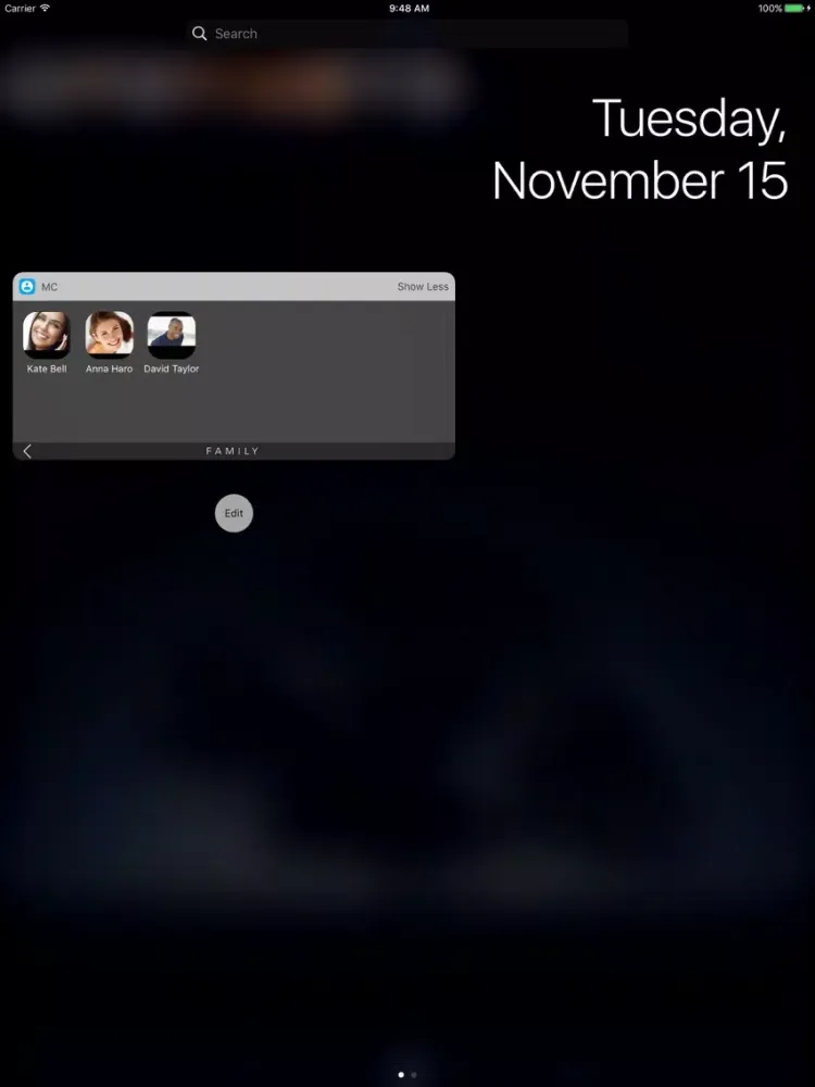 Screenshot di Magic Contacts Pro with Notification Center Widget iPad 