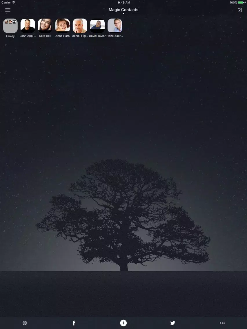 صور Magic Contacts Pro with Notification Center Widget iPad 
