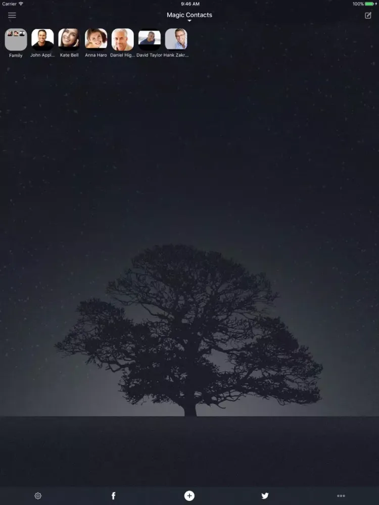Screenshot di Magic Contacts Pro with Notification Center Widget iPad 