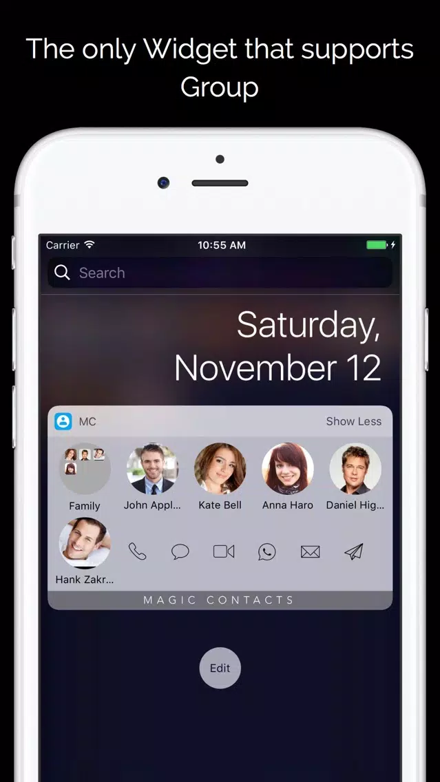 صور Magic Contacts Pro with Notification Center Widget