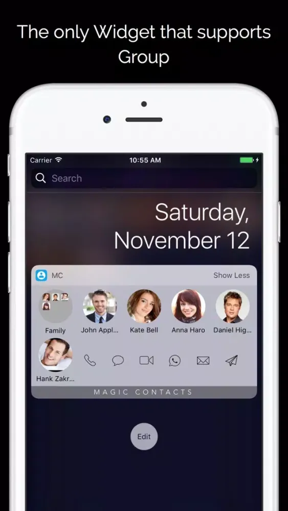 Screenshot di Magic Contacts Pro with Notification Center Widget
