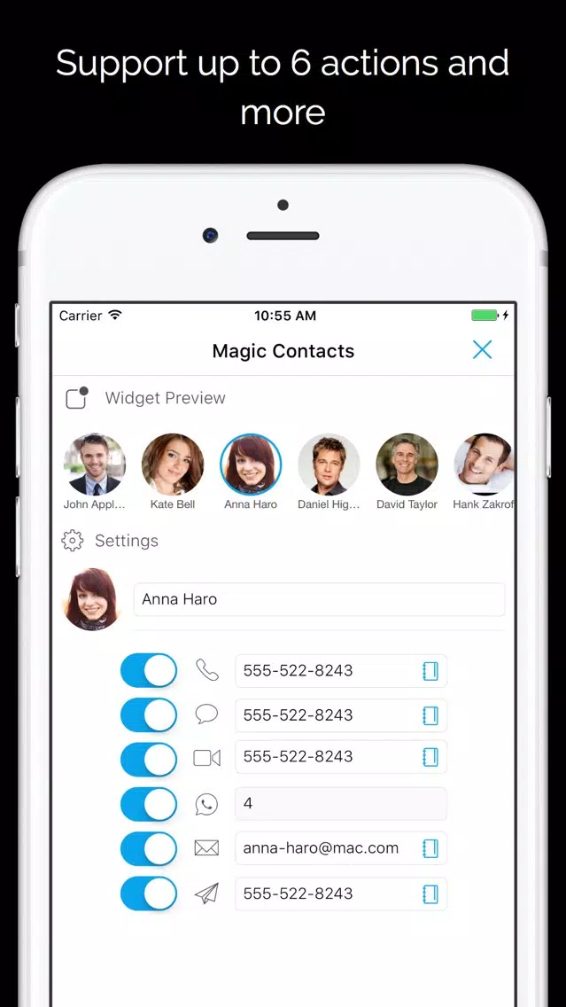 صور Magic Contacts Pro with Notification Center Widget