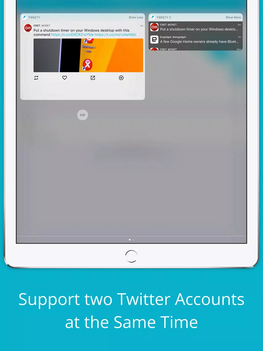 Tweety Pro Widgets for Twitter iPad  Ekran Görüntüleri