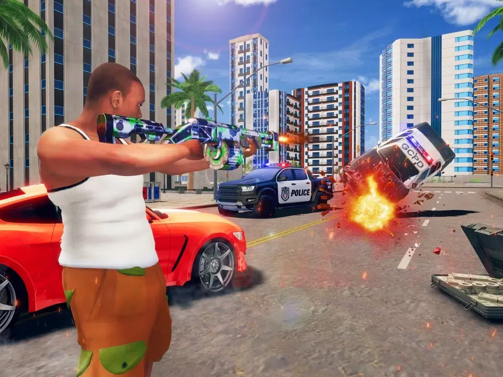 Open World - Madout Crime City iPad  스크린샷
