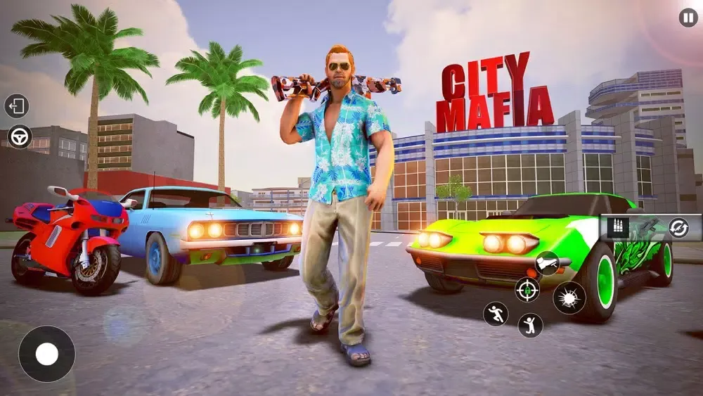 Open World - Madout Crime City 스크린샷