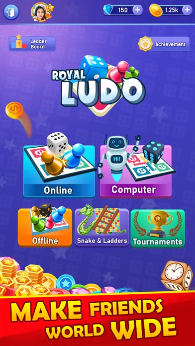 Royal Ludo・King Of Dice Game Ekran Görüntüleri
