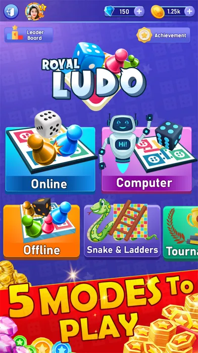 Royal Ludo・King Of Dice Game Ekran Görüntüleri