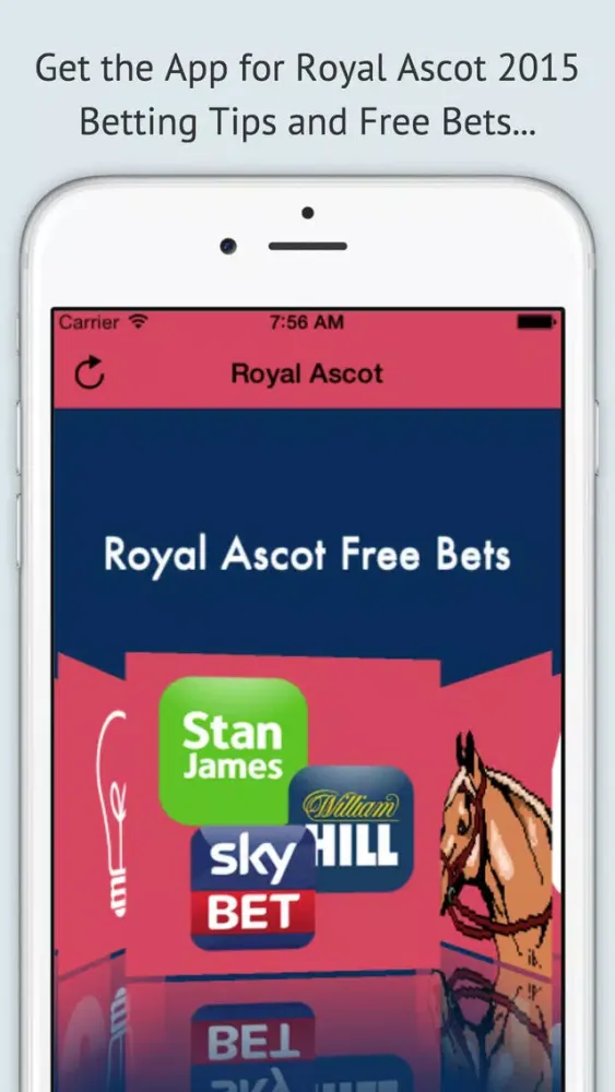 Captures d'écran de Royal Ascot 2015 Betting Tips - Free Bets & Betting Tips on all the Races