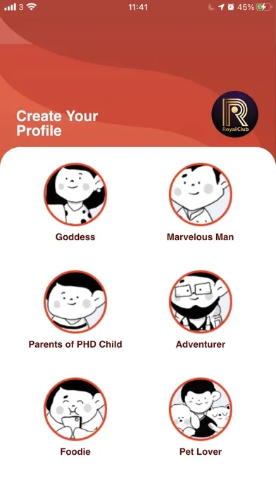 Tangkapan skrin Royal Club International