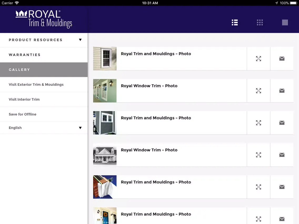 Trim & Mouldings Resources iPad  سکرین شاٹس