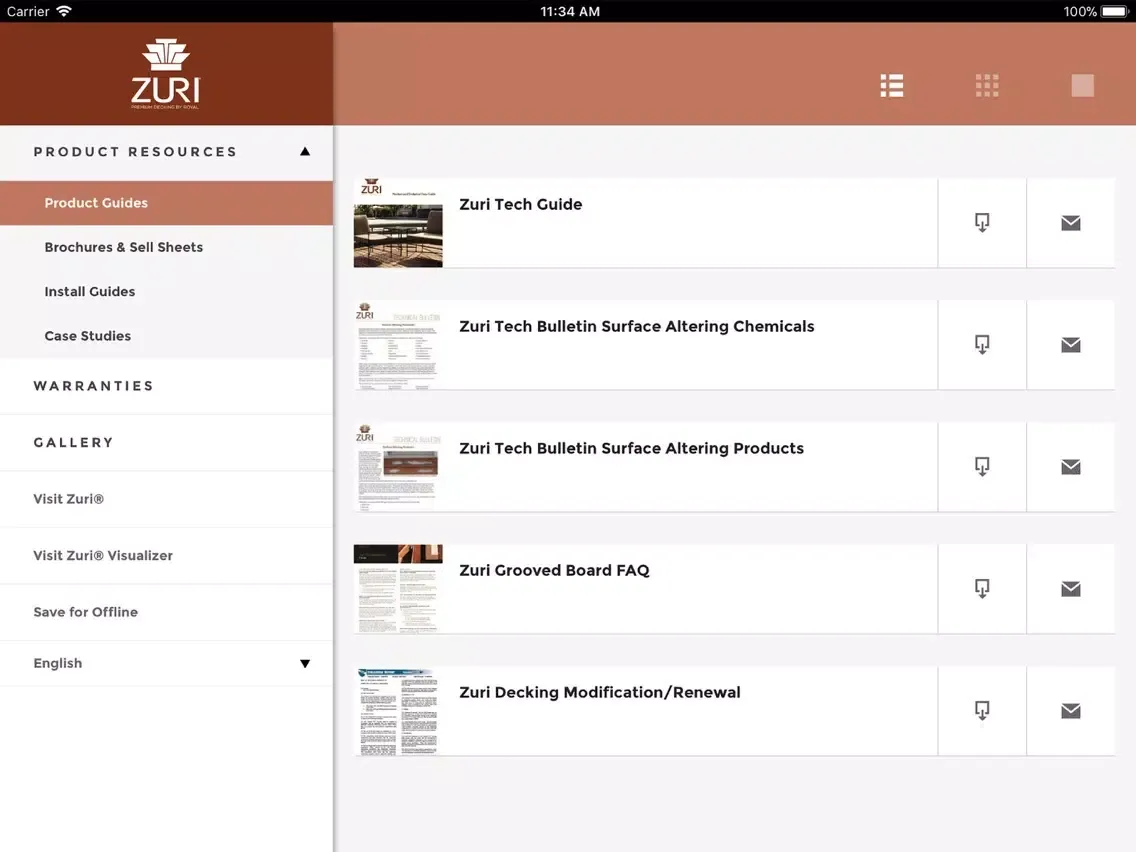 تصاویر Zuri Resources iPad 