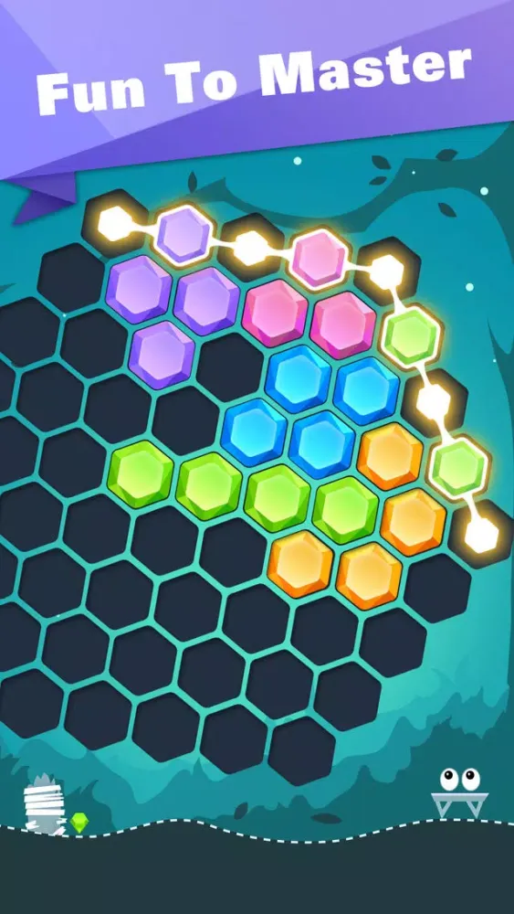 Hex Crush Mania - Jewels Match Screenshots