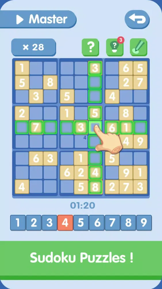 Sudoku Puzzle - Classic Brain Games স্ক্রিনশট