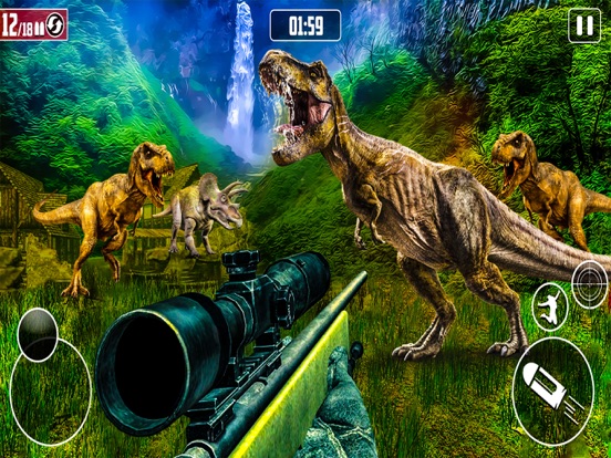 Jurassic Hunter World Sniper iPad  スクリーンショット
