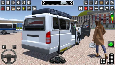 Tangkapan skrin Dubai Van Simulator Car Games