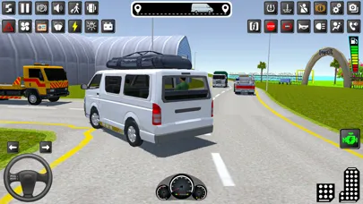 Tangkapan skrin Dubai Van Simulator Car Games
