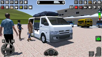 Tangkapan skrin Dubai Van Simulator Car Games