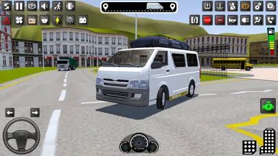 Tangkapan skrin Dubai Van Simulator Car Games