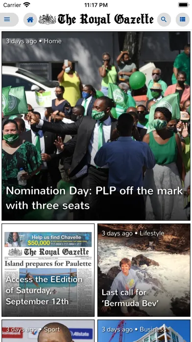 تصاویر Royal Gazette eEdition