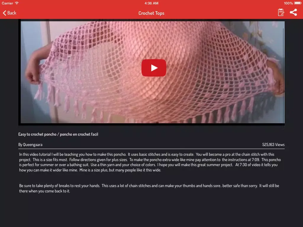 Ultimate Crochet Guide iPad 应用截图