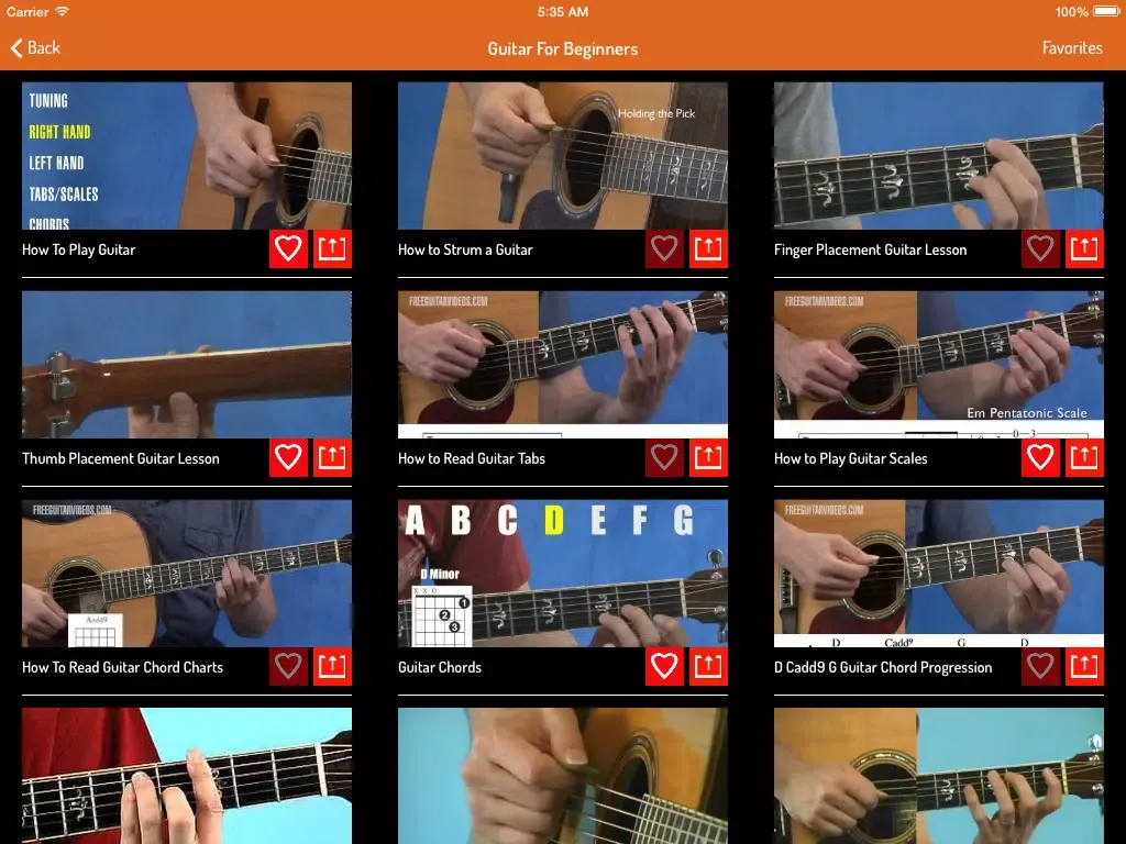 Capturas de pantalla de Guitar Learning Guide - Learn Guitar Step By Step iPad 