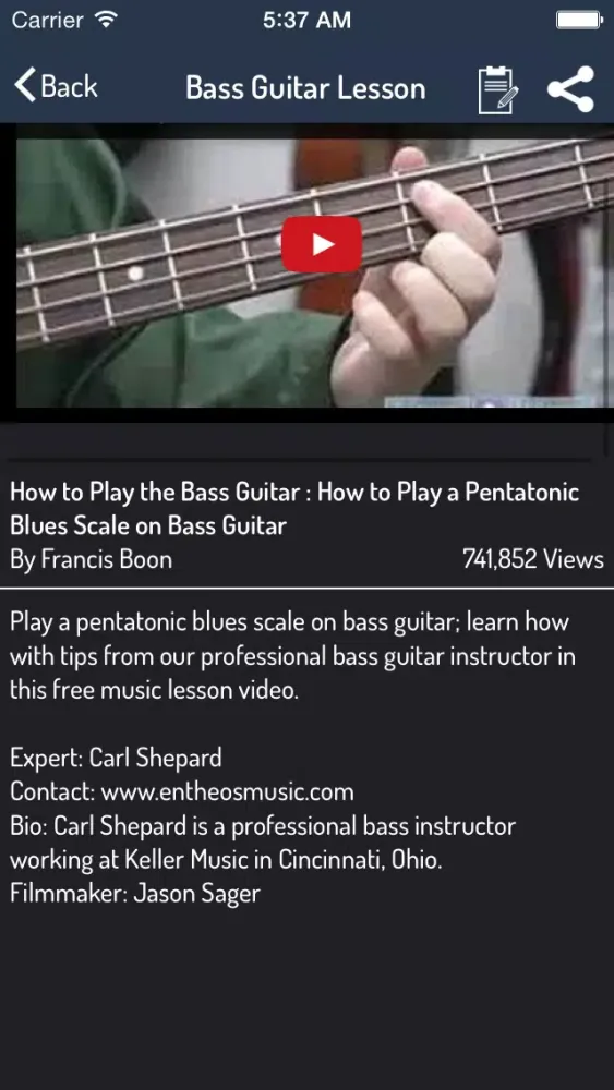 Capturas de pantalla de Guitar Learning Guide - Learn Guitar Step By Step