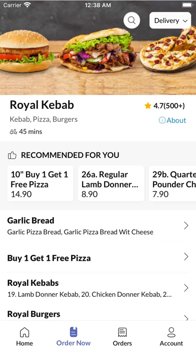 Capturas de pantalla de Royal Kebab.