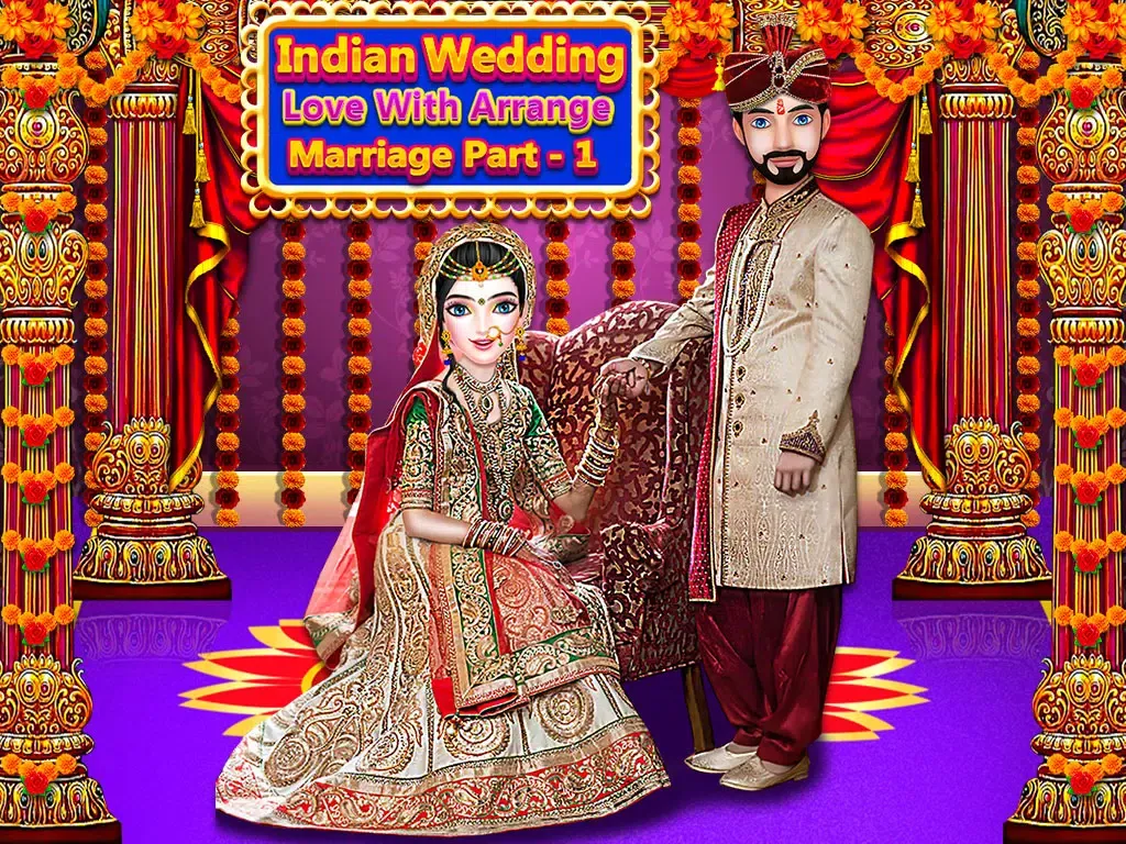 Indian Wedding Makeup Dress-Up应用截图