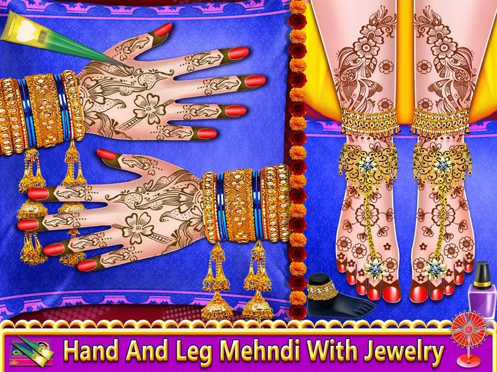 Indian Wedding Makeup Dress-Up应用截图