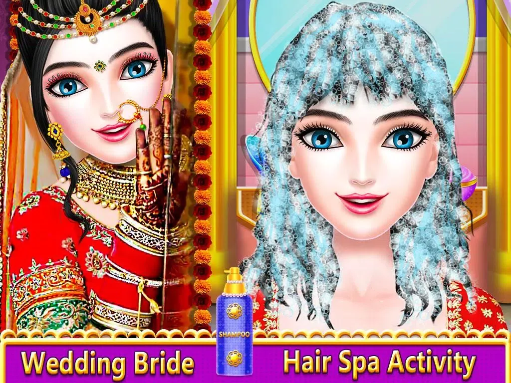 Indian Wedding Makeup Dress-Up应用截图