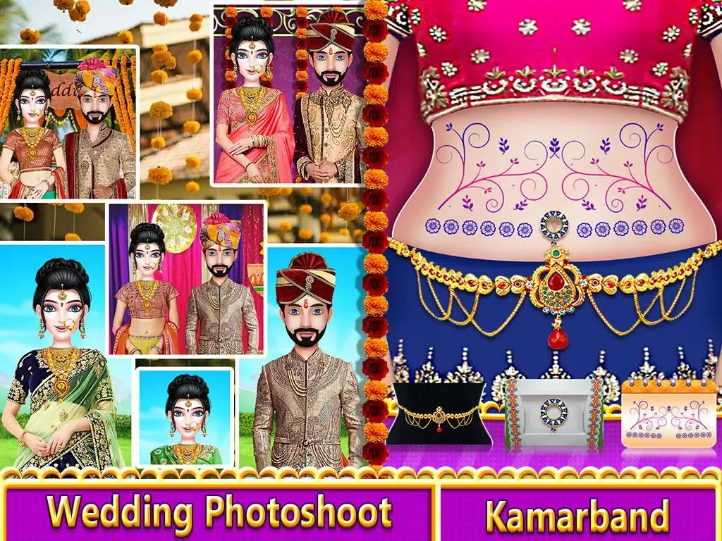 Indian Wedding Makeup Dress-Up应用截图