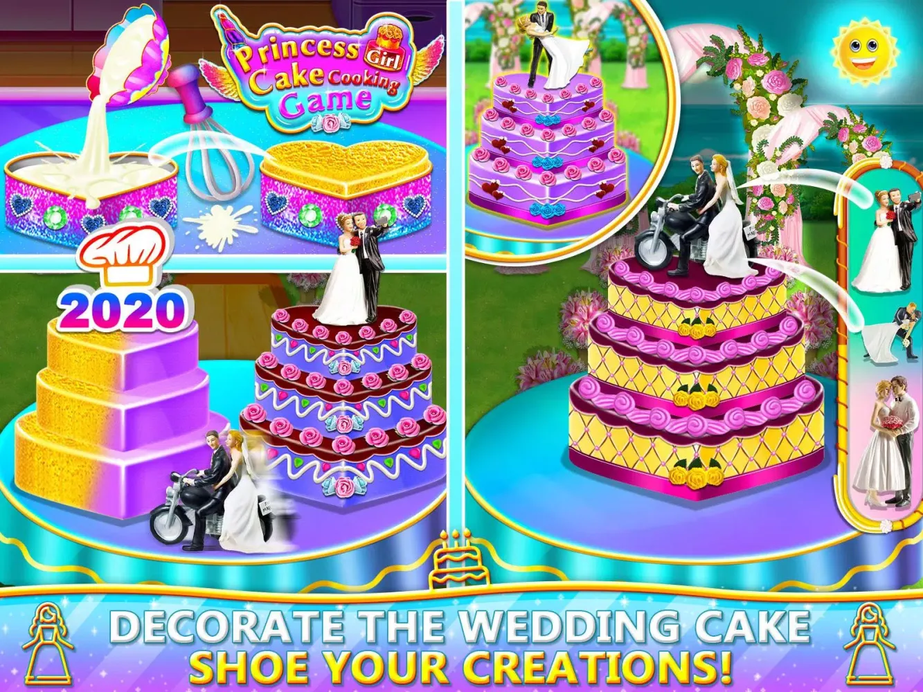 Princess Cake Cooking Games应用截图