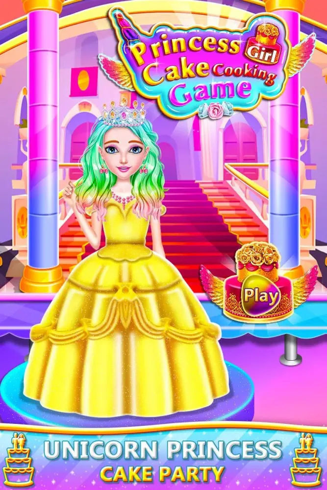 Princess Cake Cooking Games应用截图