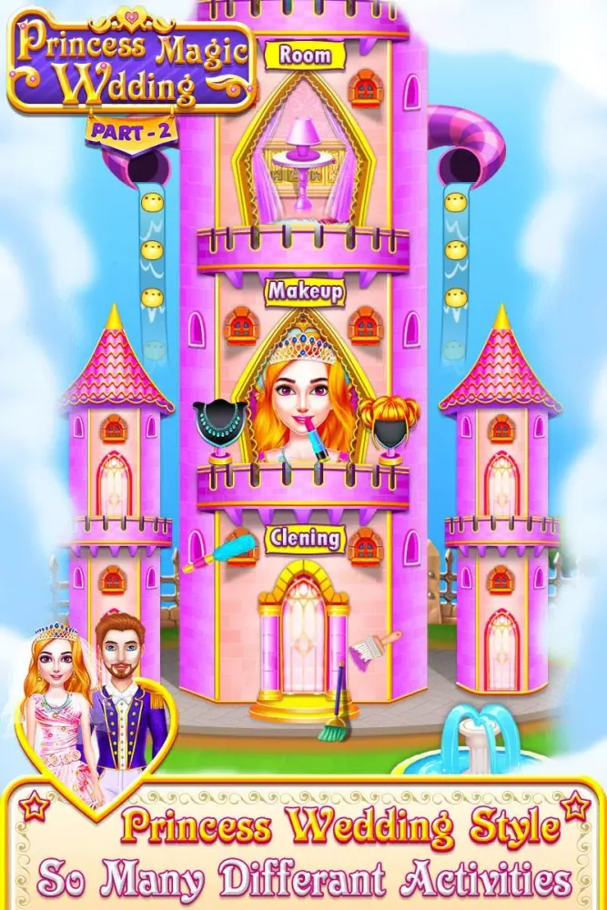 Princess Wedding Makeup Salon スクリーンショット