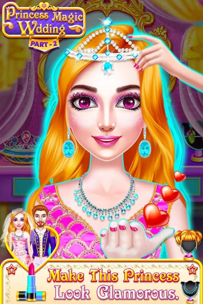 Princess Wedding Makeup Salon スクリーンショット