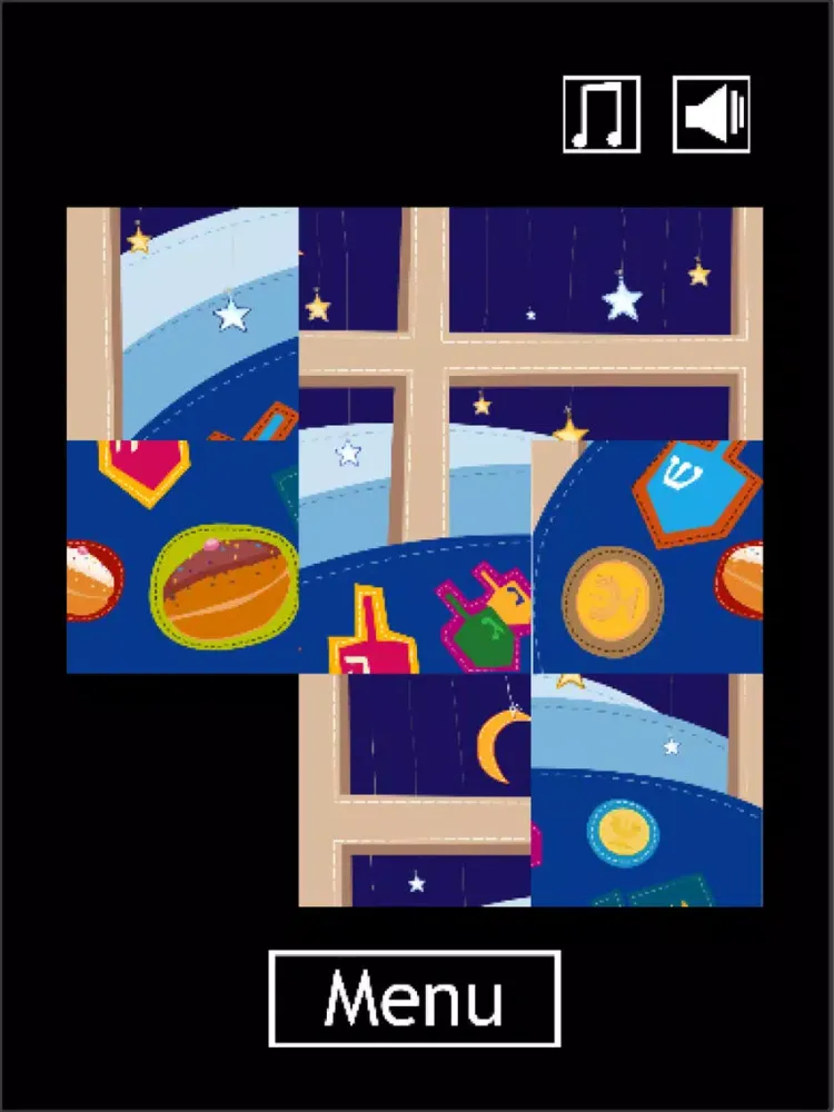 Chanukah Sliding Puzzler iPad  سکرین شاٹس