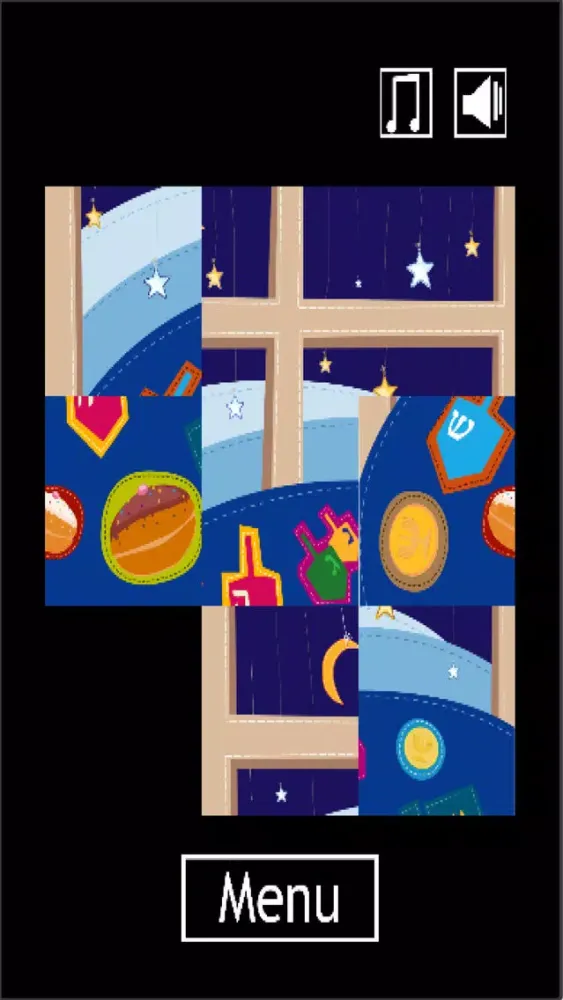 Chanukah Sliding Puzzler سکرین شاٹس