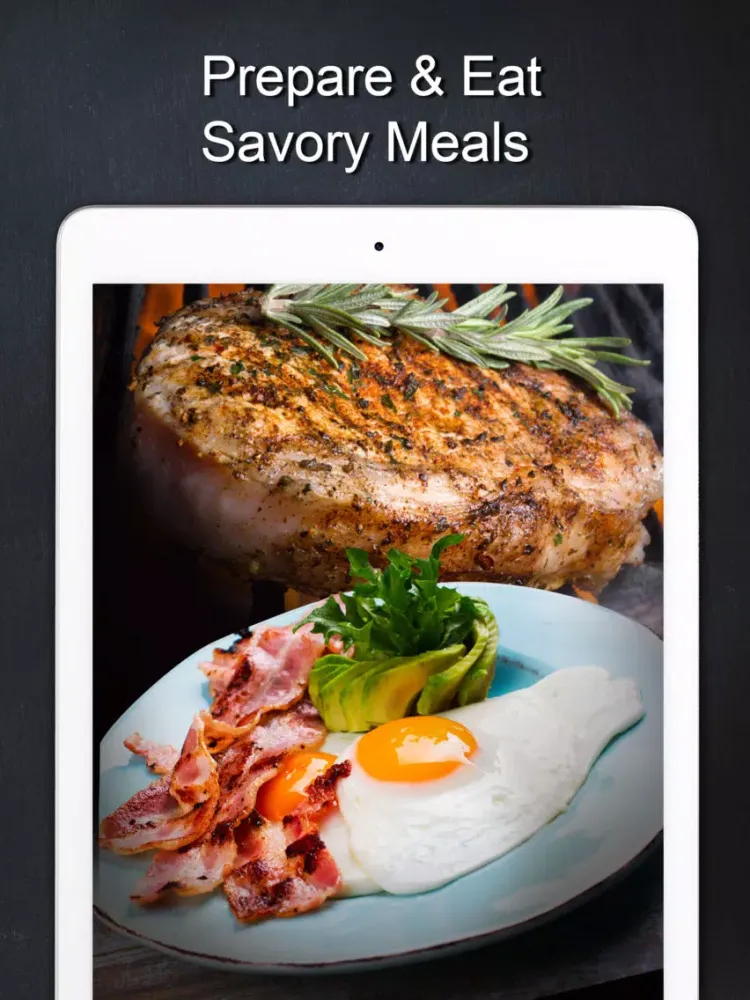 Ảnh chụp màn hình của Keto Diet Recipes - Low Carb iPad 