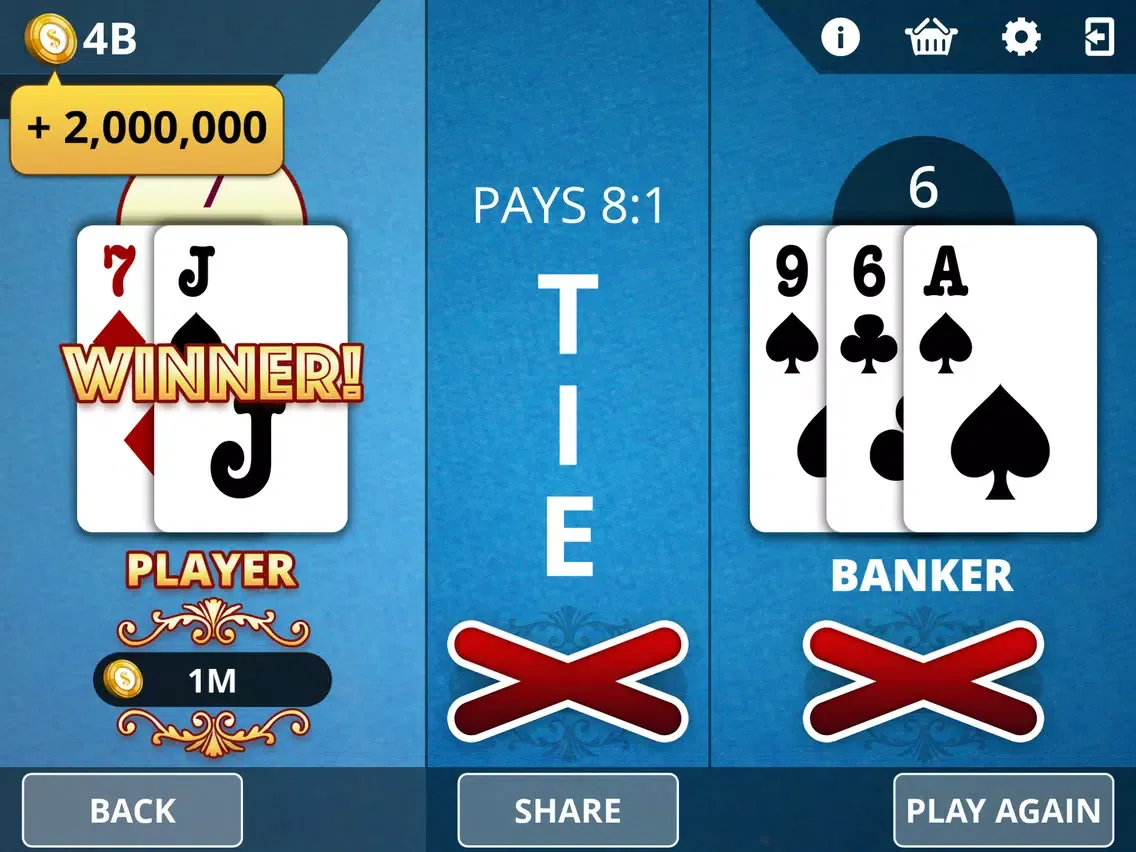 Baccarat - Royal Online Casino iPad 应用截图
